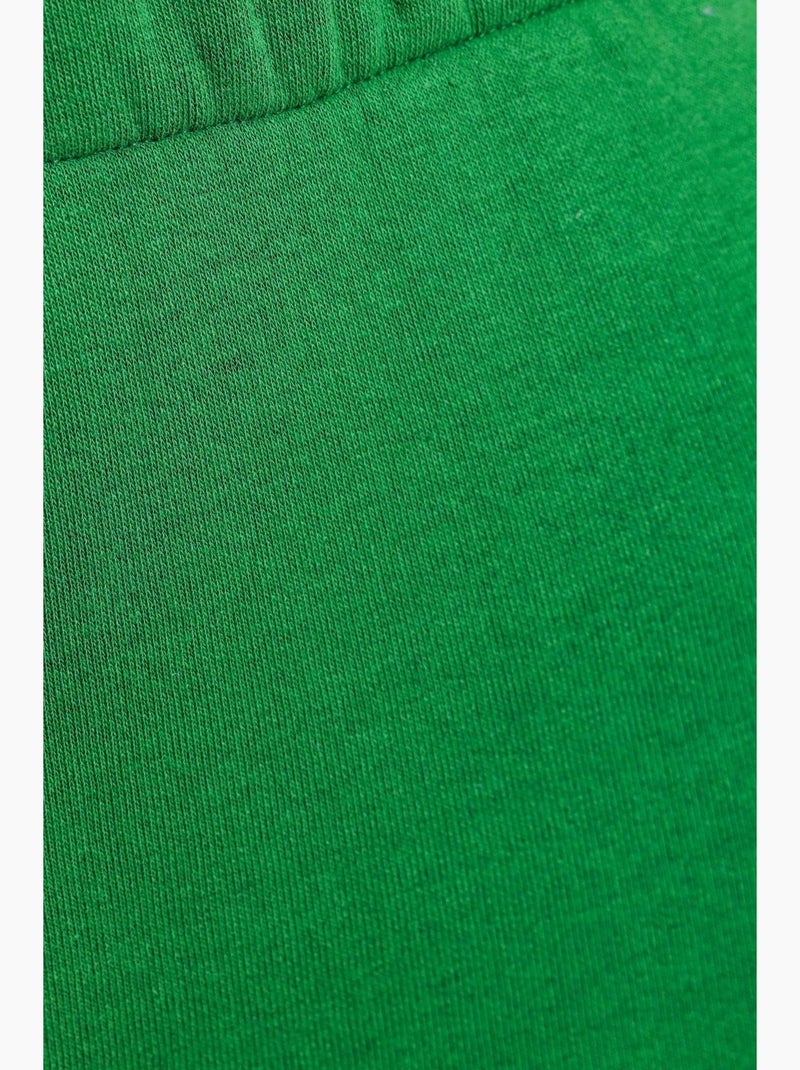 Pantalon de survêtement taille haute avec fente zippée hiccup Vert - Kiabi