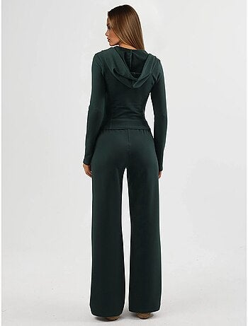 Pantalon de survêtement taille haute, jambes droites et cordon de serrage busem