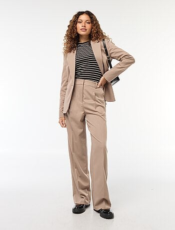 Pantalon de tailleur coupe large