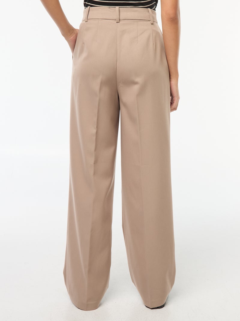Pantalon Tailleur Élégant – Beige Sable main image 1