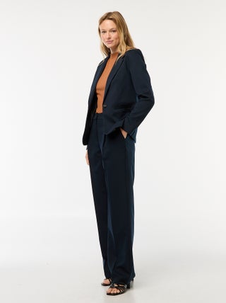 Pantalon de tailleur coupe large