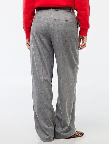 Pantalon de tailleur en flanelle