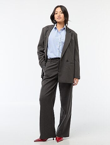 Pantalon de tailleur en flanelle