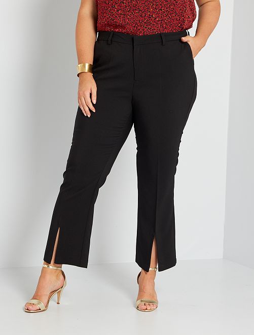 Pantalon de tailleur flare - noir - Kiabi - 22.00€