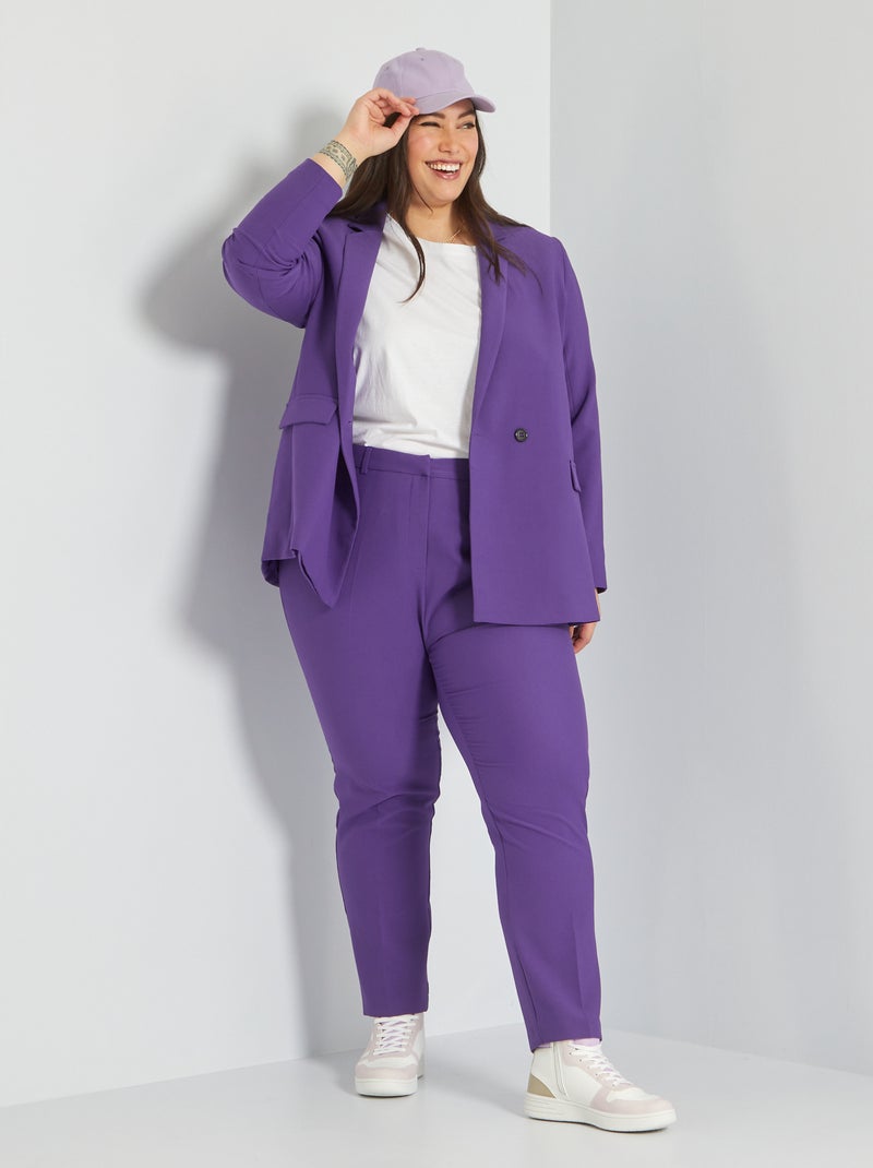 Pantalon de tailleur Violet - Kiabi