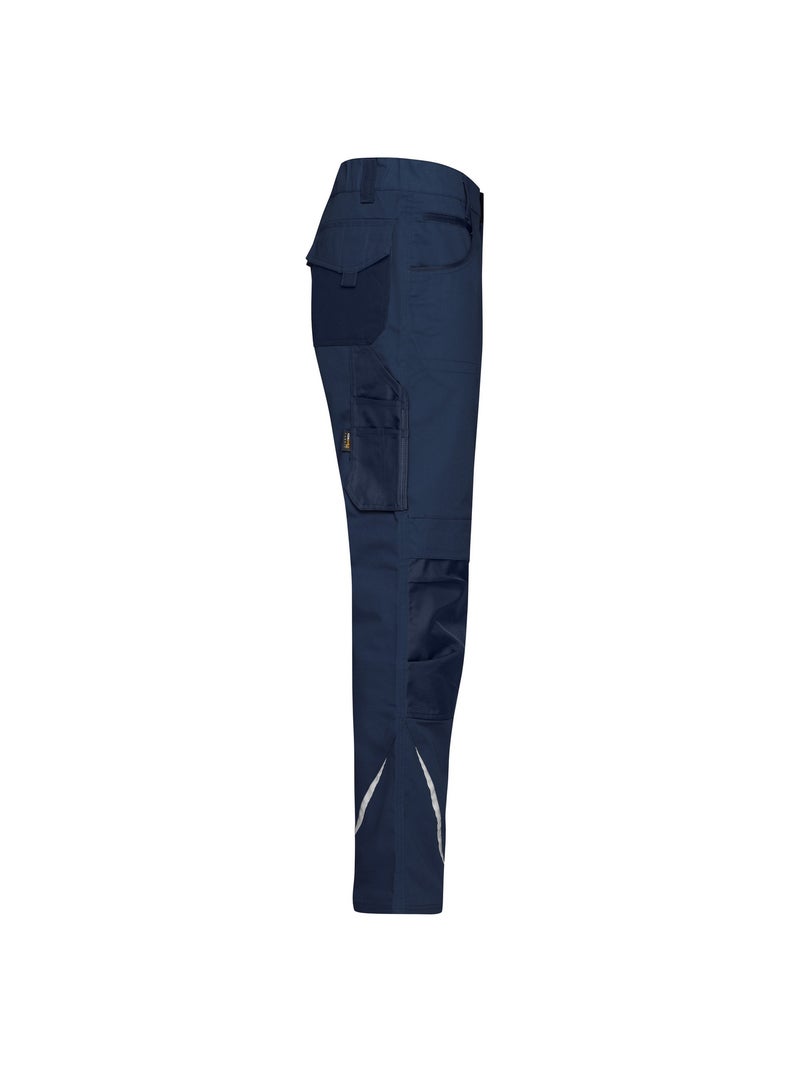 Pantalon de travail - james and nicholson Bleu marine - Kiabi