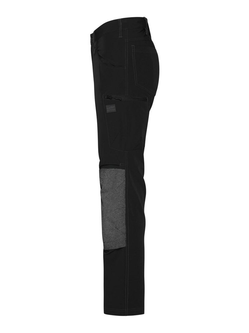 Pantalon de travail - james and nicholson Noir - Kiabi