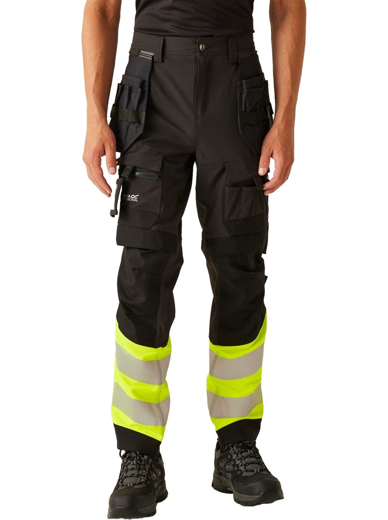 Pantalon de travail - regatta professional Noir Jaune - Kiabi