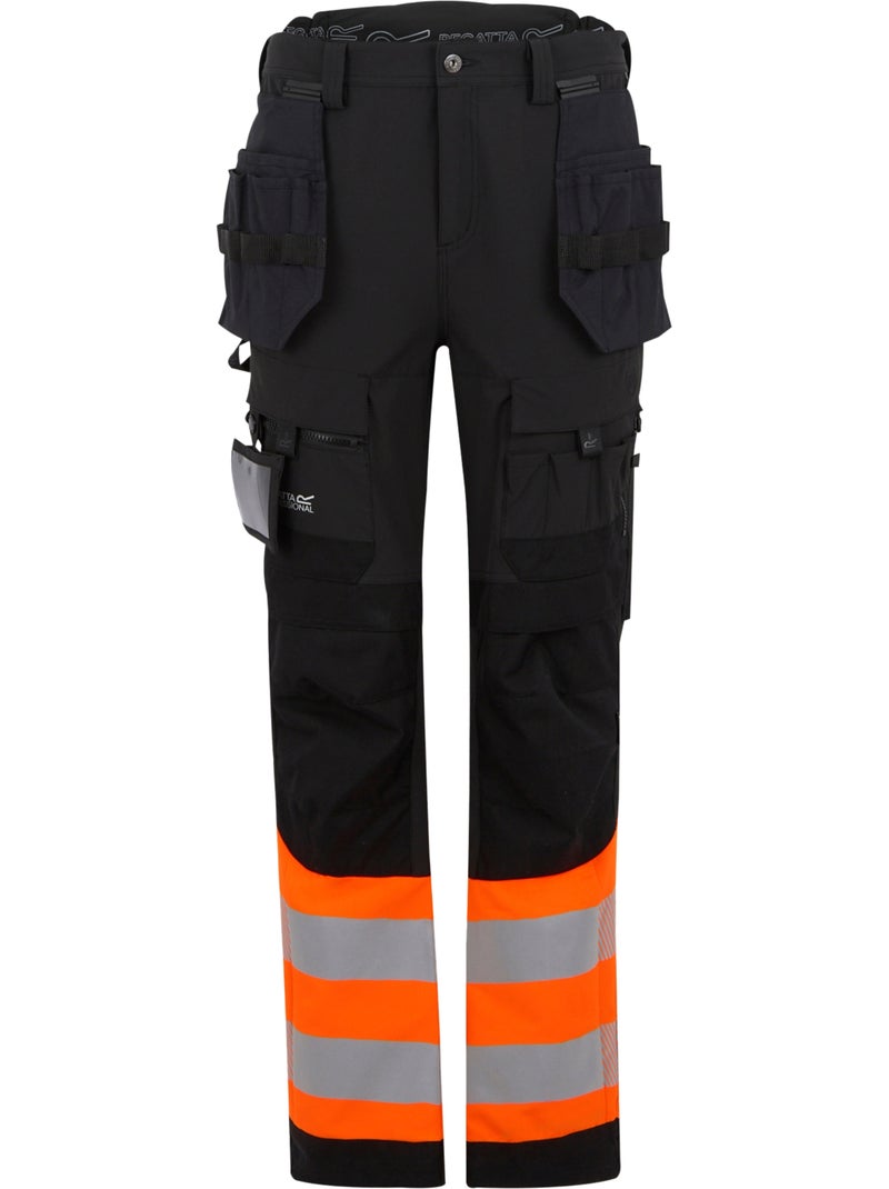 Pantalon de travail - regatta professional Noir Orange - Kiabi