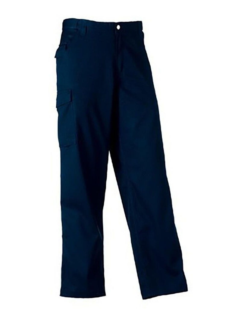 Pantalon de travail, coupe longue - russell Bleu marine - Kiabi
