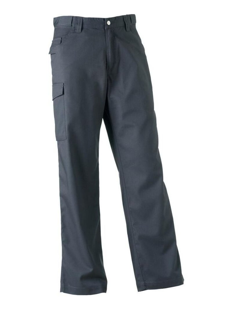 Pantalon de travail, coupe régulière - russell Gris - Kiabi