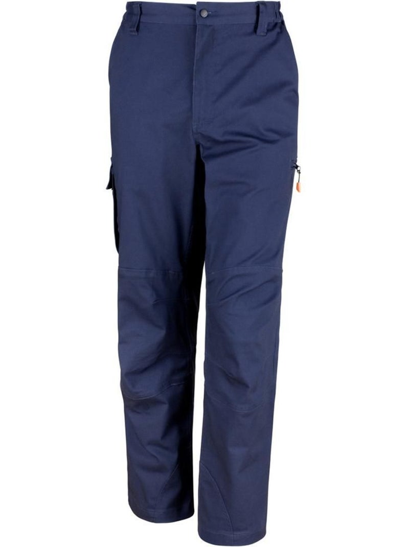 Pantalon de travail (entrejambe 81cm) - result Bleu marine - Kiabi