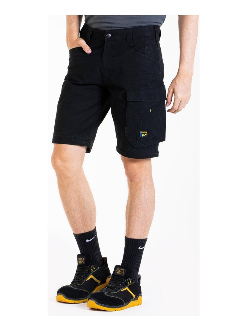 Pantalon de travail modulable 2en1 Fibreflex® CONVERT 'Rica Lewis' Noir - Kiabi