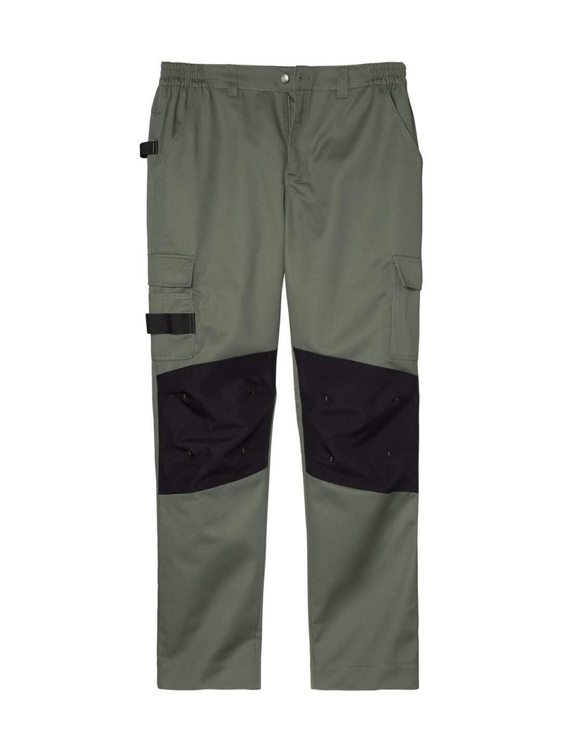 Pantalon de Travail Multipoche   - ATLAS FOR MEN Kaki - Kiabi