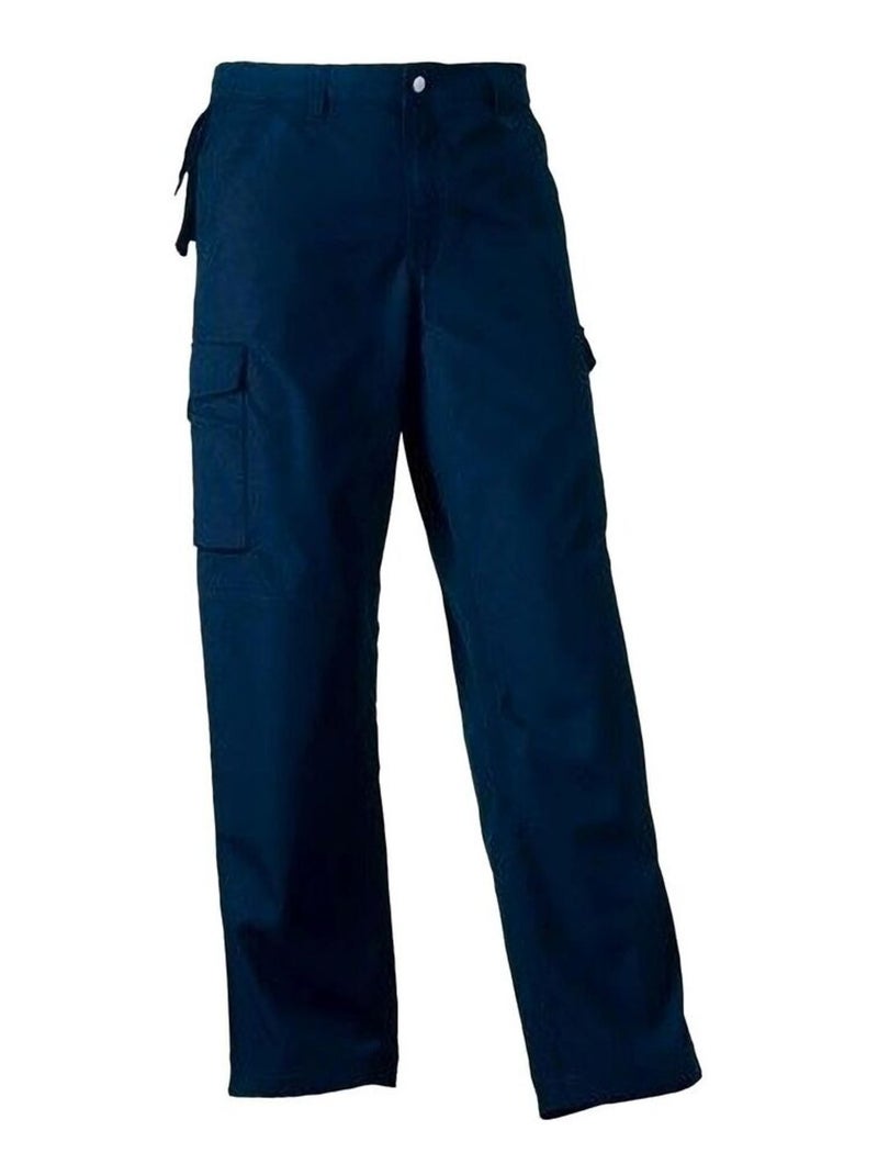 Pantalon de travail robuste, coupe longue - russell Bleu marine - Kiabi