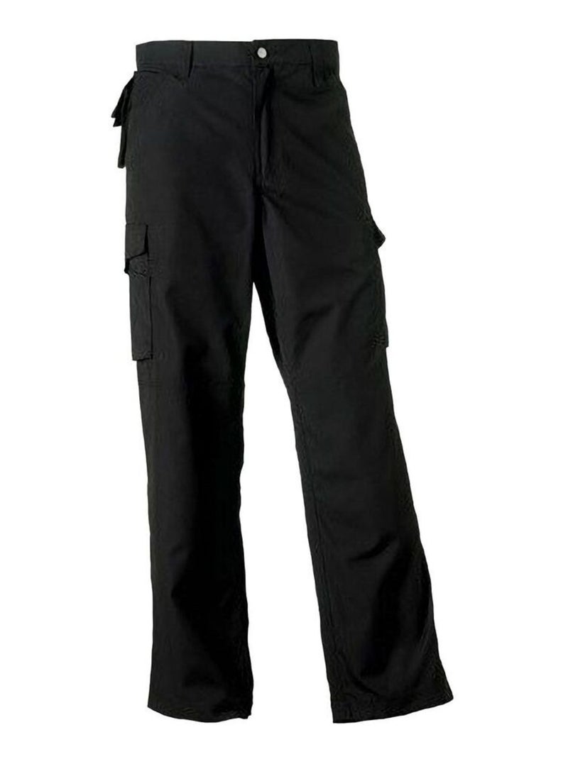 Pantalon de travail robuste, coupe longue - russell Noir - Kiabi