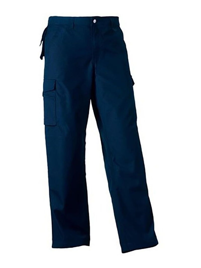 Pantalon de travail robuste, coupe régulière - russell Bleu marine - Kiabi