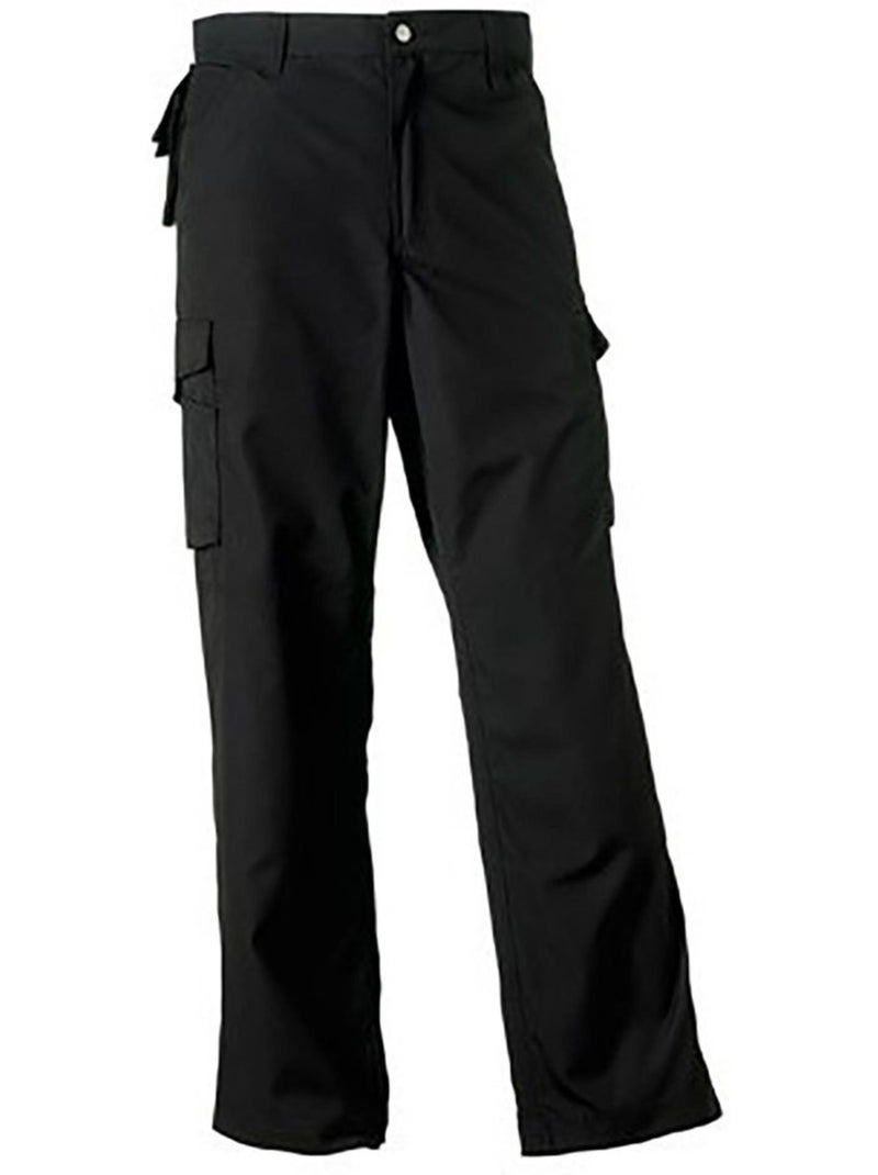 Pantalon de travail robuste, coupe régulière - russell Noir - Kiabi