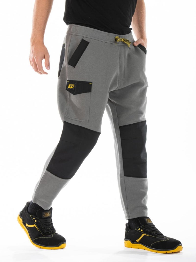 Pantalon de travail style jogg WOGG 'Rica Lewis' Gris - Kiabi