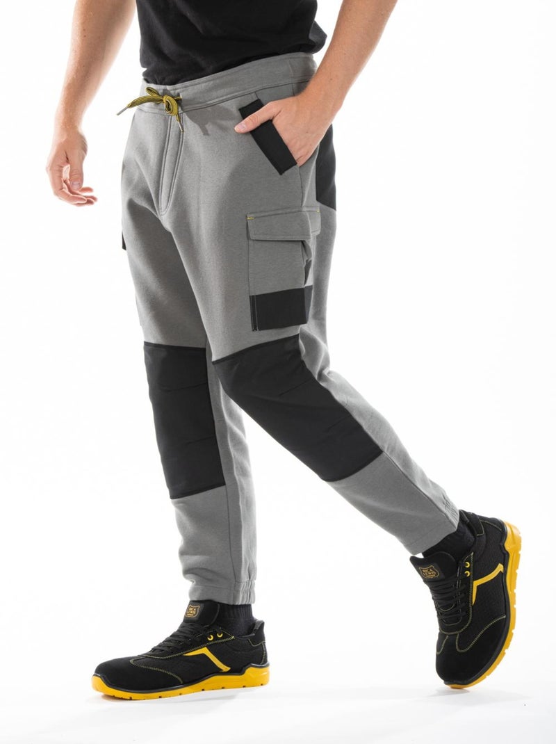 Pantalon de travail style jogg WOGG 'Rica Lewis' Gris - Kiabi
