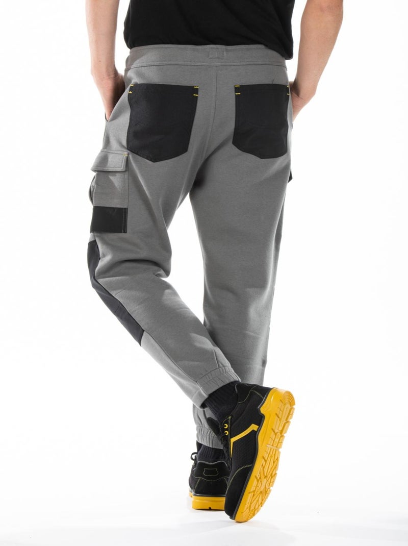 Pantalon de travail style jogg WOGG 'Rica Lewis' Gris - Kiabi