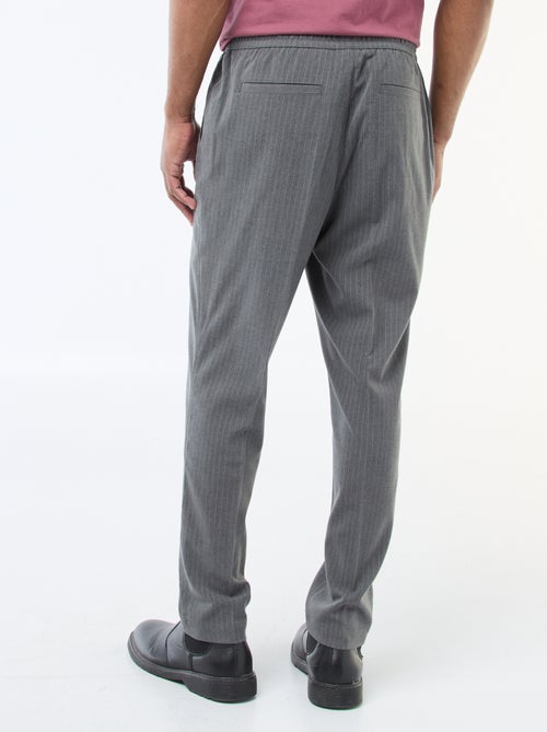 Pantalon de ville à fines rayures - Kiabi