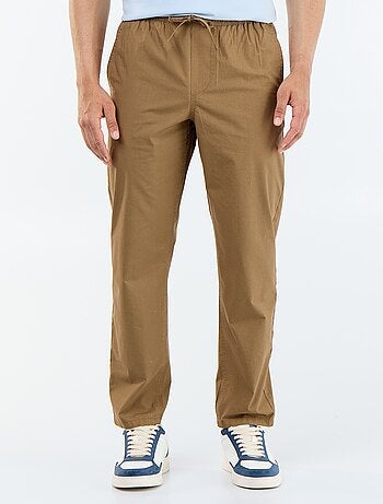 Pantalon de ville en popeline