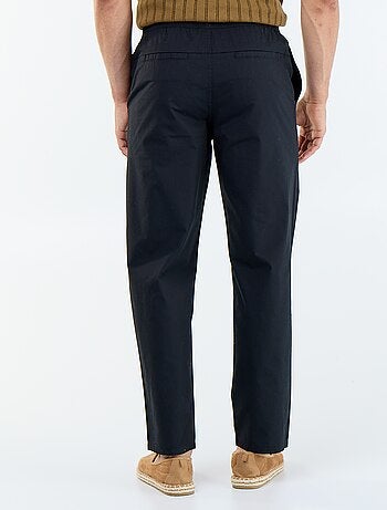 Pantalon de ville en popeline