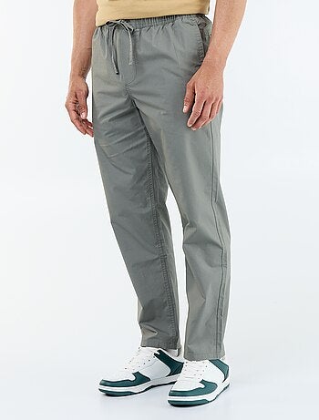 Pantalon de ville en popeline