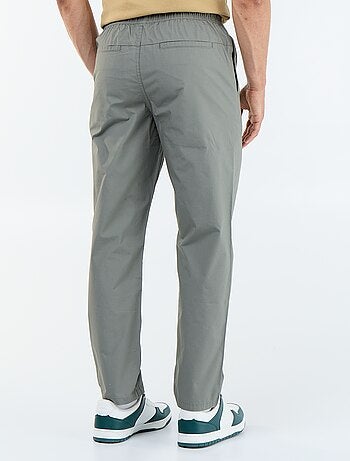 Pantalon de ville en popeline