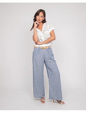 Pantalon de ville et ceinture ELOUVE