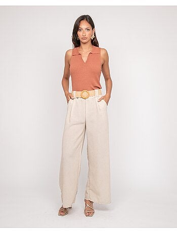 Pantalon de ville et ceinture ELOUVE