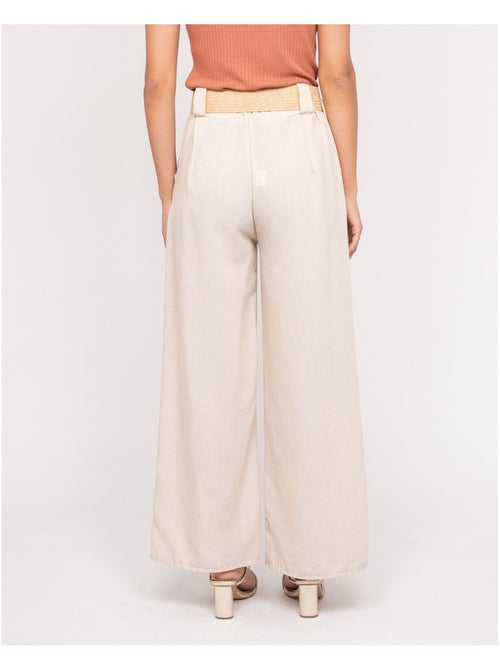 Pantalon de ville et ceinture ELOUVE - Kiabi