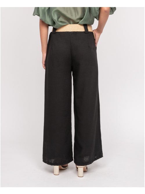 Pantalon de ville et ceinture ELOUVE - Kiabi