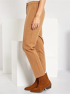 Pantalon de ville taille haute - Kiabi