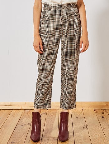 Pantalon de ville taille haute - Kiabi