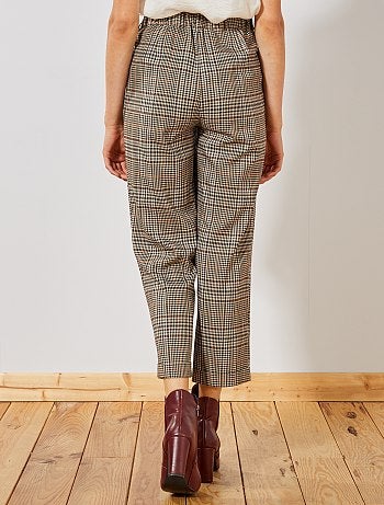 Pantalon de ville taille haute - Kiabi