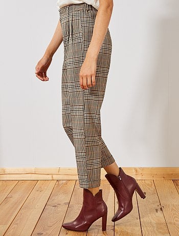 Pantalon de ville taille haute - Kiabi