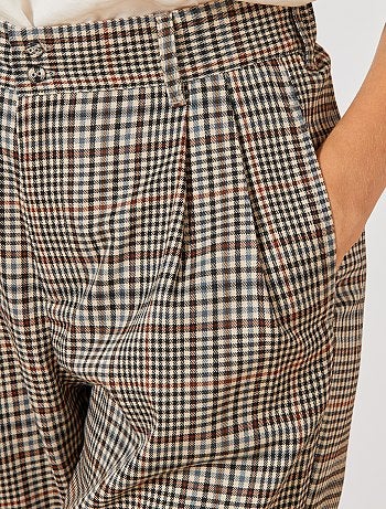 Pantalon de ville taille haute - Kiabi