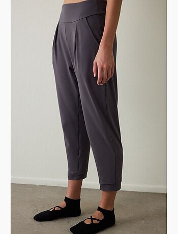Pantalon de yoga femme taille basse penti