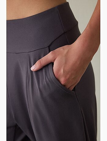 Pantalon de yoga femme taille basse penti