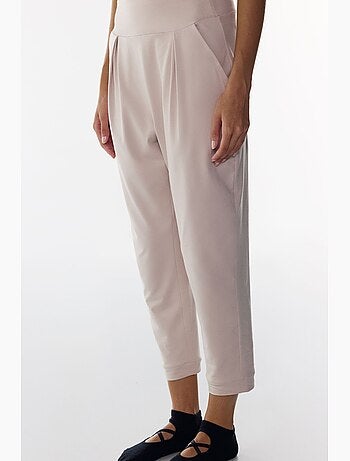 Pantalon de yoga femme taille basse penti