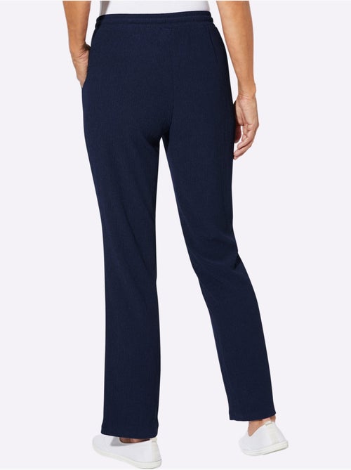 Pantalon décontracté à ceinture élastique avec poches latérales - Taille standard - Moda Vilona - Kiabi Pantalon décontracté à ceinture élastique avec poches latérales - Taille standard - Moda Vilona - Kiabi