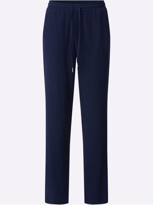 Pantalon décontracté à ceinture élastique avec poches latérales - Taille standard - Moda Vilona - Kiabi Pantalon décontracté à ceinture élastique avec poches latérales - Taille standard - Moda Vilona - Kiabi