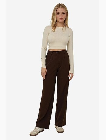 Pantalon décontracté à jambes larges hiccup