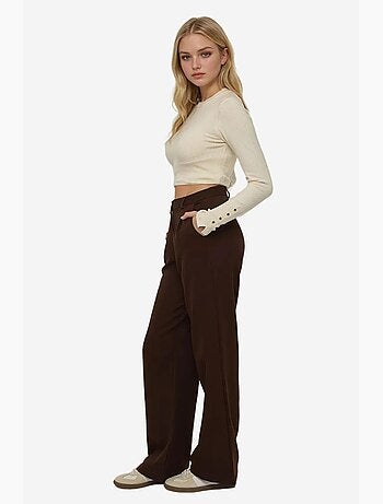 Pantalon décontracté à jambes larges hiccup