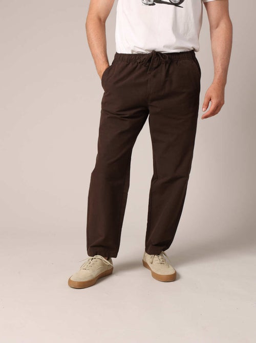 Pantalon décontracté avec taille élastiquée 'Deeluxe' - Kiabi