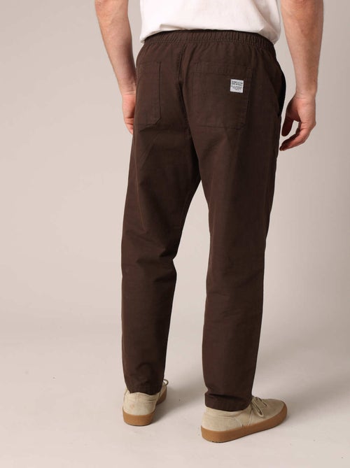 Pantalon décontracté avec taille élastiquée 'Deeluxe' - Kiabi