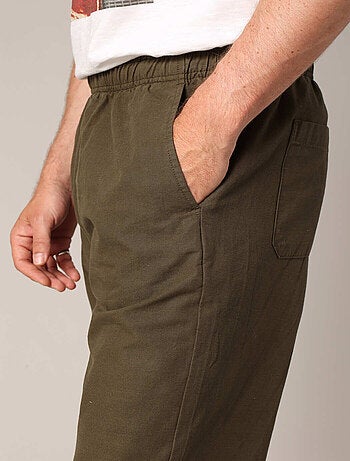 Pantalon décontracté avec taille élastiquée 'Deeluxe'