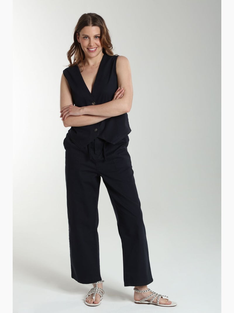 Pantalon Decontracte Demona | Gerard Pasquier Bleu marine - Kiabi